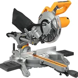 Hoteche 8-1/4 Inch Sliding Compound Miter Saw with Laser - 12.5A Professional Chop Saw