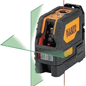 Klein Tools Self-Leveling Laser Level - Green Cross-Line, Rechargeable