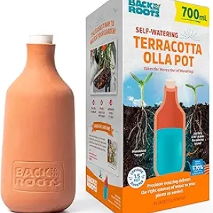 Self-Watering Terracotta Olla Pot 700mL | 1 Week Precision Watering System