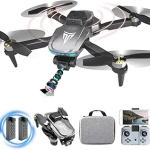 4K FPV Drone with Camera for Adults & Kids - 40 Min Battery, APP Control, 360° Flip