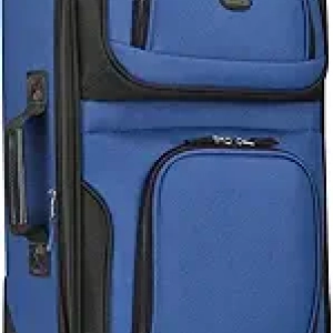 U.S. Traveler Rio Carry-on Suitcase | Lightweight Softside Rolling Luggage