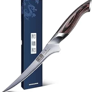 7 Inch Japanese Fillet Knife - Professional Fish & Meat Boning Knife | HOSHANHO