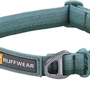 Ruffwear Front Range Dog Collar - Adjustable, Durable, Lightweight | River Rock Green