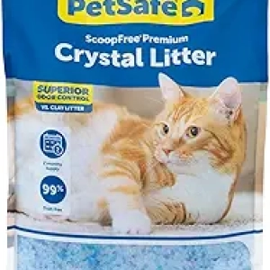 PetSafe ScoopFree Premium Crystal Cat Litter - Ultra-Absorbent Silica, 8 lb
