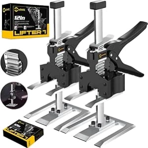 12 in Labor Saving Arm Jack Handle - 330lb Furniture Lift & Drywall Elevator