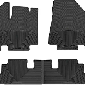 WeatherTech All-Weather Floor Mats for Nissan Pathfinder & Infiniti QX60 (2022-2026) - Black