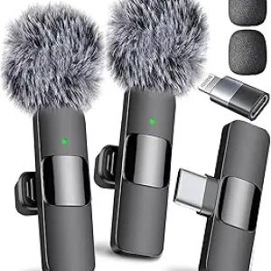 Mini Mic Pro Wireless Microphone - Professional Lavalier Mic for iPhone & Android
