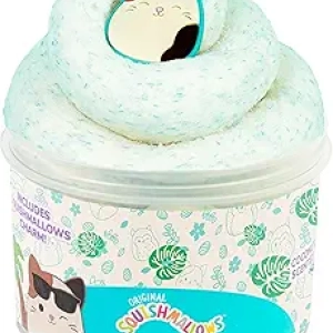 Squishmallows Premium Cloud Slime - Cam The Cat Coconut Scent (8 oz)