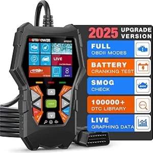 MOTOPOWER MP69040 OBD2 Scanner - Check Engine Diagnostic Tool with 100K+ Codes