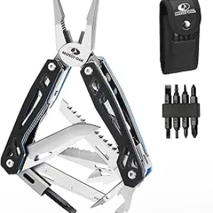 MOSSY OAK 21-in-1 Multitool Pocket Knife | Stainless Steel EDC for Camping & Survival