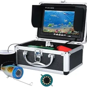 Underwater Fishing Camera 7" LCD - 1000TVL Fish Finder with 30 LED Lights