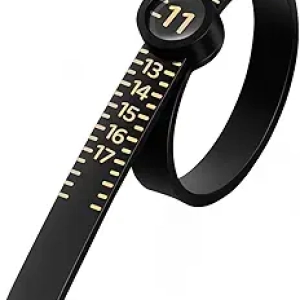 Meowoo Ring Sizer Tool with Magnifier - US Size 1-17 Measuring Gauge