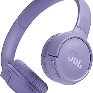 JBL Tune 520BT Wireless Headphones - 57H Battery, Bluetooth 5.3, Purple