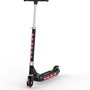 Hover-1 Lunar Kids Folding Kick Scooter with LED Light Up Wheels