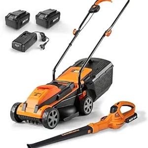 LawnMaster 24V Cordless Lawn Mower & Leaf Blower Combo Kit