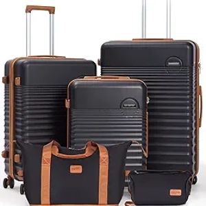 5-Piece Hardshell Luggage Set with TSA Lock & Spinner Wheels