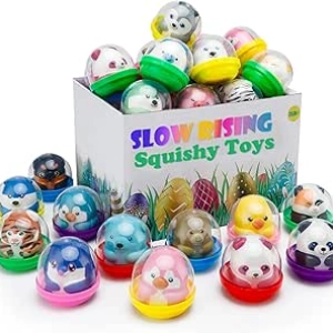 30 Pack Slow Rising Squishy Toys - Party Favors & Stress Relief Toys for Kids
