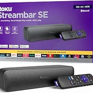 Roku Streambar SE - 2-in-1 4K Streaming Soundbar with Enhanced Speech Clarity