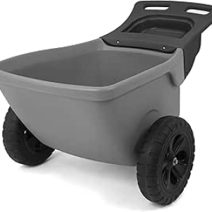 Heavy Duty Wheelbarrow with Tool Storage - 200 lbs Capacity, Made in USA