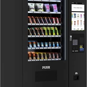 KoolMore 60-Slot Snack Vending Machine | 22" Touch Screen & Bill Acceptor