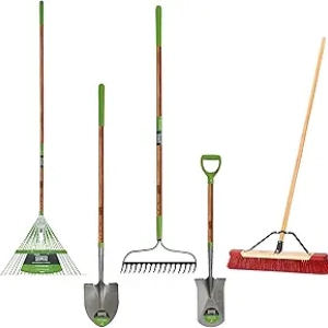 AMES 5-Piece Garden Tool Kit - Complete Homeowner Lawn & Garden Tools