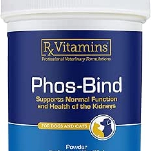 Rx Vitamins Phos-Bind - Kidney Support Powder for Dogs & Cats | Phosphate Binder
