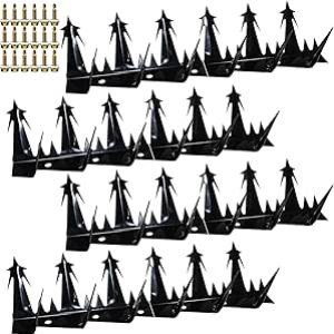 74'' Metal Anti Climb Spikes for Fences & Walls | Intruder Deterrent Security Spikes