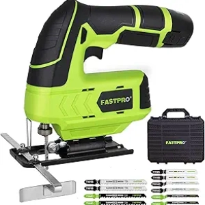 FASTPRO 12V Cordless Jig Saw Kit - Professional Electric Jigsaw with Blades