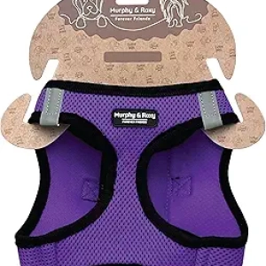 Murphy & Roxy No-Pull Dog Harness for Small to Medium Dogs - Purple M