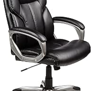Amazon Basics Executive High Back Office Chair - Adjustable Height & Tilt