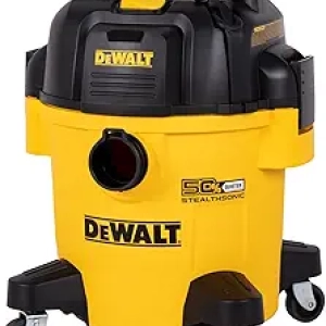 DEWALT 5 Gallon STEALTHSONIC Shop Vacuum - 4 HP Wet/Dry Vac with Attachments