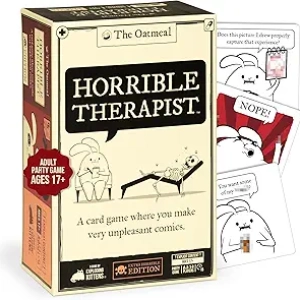 Horrible Therapist Extra Horrible Edition Card Game | Adult Party Game 3-8 Players