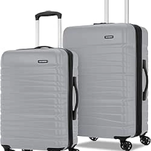 Samsonite Evolve SE Hardside Luggage Set | Carry-on & Medium Spinner | Titanium