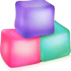 Fidget Stress Relief Cube 3-Pack - Squishy Sensory Toys for Autism & Anxiety