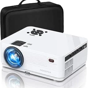 5G WiFi 1080P Native Projector 18000LM - 100" Home Theater Projector with Bluetooth