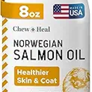 Premium Norwegian Salmon Oil for Dogs | Omega-3 Fish Oil for Skin & Coat Health
