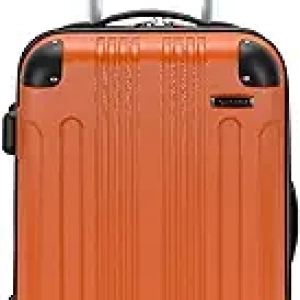 Rockland London 20-Inch Orange Hardside Spinner Carry-On Luggage