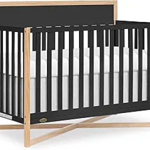 Dream On Me Owen 5-in-1 Convertible Crib - Full-Size Baby Bed, GreenGuard Gold Certified