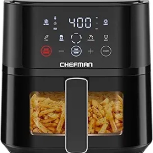 Chefman 4 QT Air Fryer with Hi-Fry Technology - Compact Airfryer for Crispy Meals