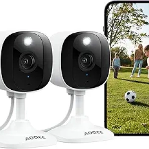 2K Home Security Camera with Color Night Vision - Indoor/Outdoor Pet & Baby Monitor