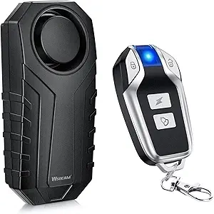 113dB Wireless Vibration Sensor Alarm - Anti-Theft for Bike, Motorcycle & Car with Remote Control