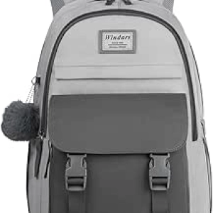Teen Girl School Backpack with USB Charging Port & 15.6" Laptop Compartment