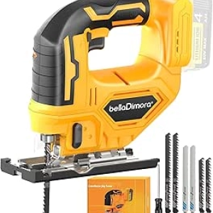 Dewalt 20V Compatible Cordless Jigsaw with LED Light & 45° Bevel Cuts