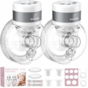 Wearable Breast Pump Hands Free - ABP-1506 Double Electric with 3 Modes & LED Display