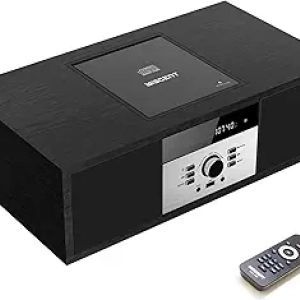 Nostalgic Bluetooth Stereo System with CD Player & FM Radio | WISCENT Vintage HiFi