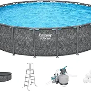 Bestway APX 365 22' x 52" Above Ground Pool with Sand Filter Pump & Cover