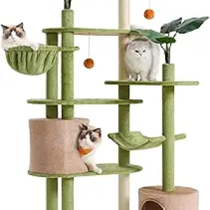 Feandrea 68 Inch Cat Tree Tower - Multi-Level Cat Condo with Scratching Posts