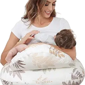 Nursing Pillow for Breastfeeding & Bottle Feeding - Ergonomic Support with Adjustable Strap