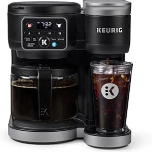 Keurig K-Duo Hot & Iced Coffee Maker - Brew Single Cup or 12-Cup Carafe