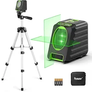 Huepar 150° Self Leveling Laser Level with 26in Tripod & Pulse Mode (197Ft)